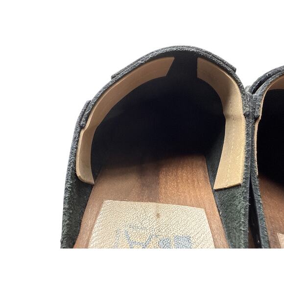 Swedish Maguba Chicago Matte Black Leather Clogs Size 40 / US 9.5 - Picture 4 of 7